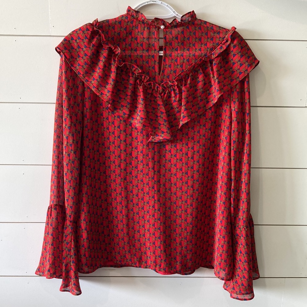 WAYF. Long sleeve blouse. - Picture 3 of 4